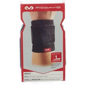 McDavid Elastische Polsbrace Zwart S/M 1 stuks