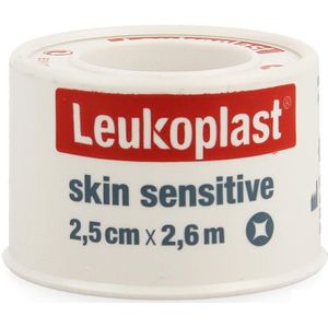 Leukoplast Skin Sensitive met deksel 2,5cmx2,6m 1 stuks