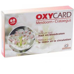 Oxycard meidoorn Capsules 40 stuks