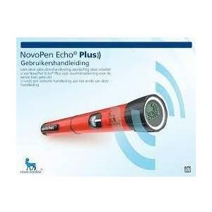 Novopen Echo Plus rode injectiepen 1 stuks