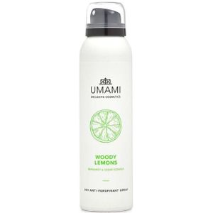 Umami Woody lemons 24h anti-perspirant Spray 150ml