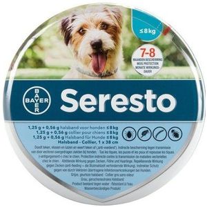 Seresto Dog < 8kg Halsband 12 stuks
