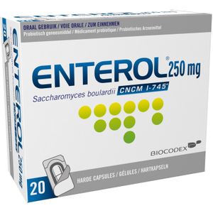 Enterol Alublister 250mg Capsules 20 stuks