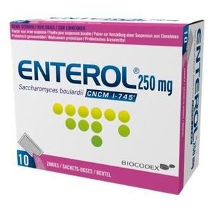 Enterol 250mg Zakjes 10 stuks