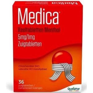 Medica Keeltabletten Menthol Zuigtabletten 36 stuks