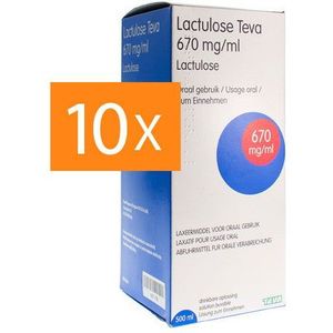 Lactulose Teva Siroop 10x500ml