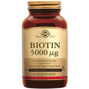 Solgar Biotin 5000mcg Capsules 50 stuks