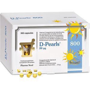 Pharma Nord D-pearls 800 Capsules 360 stuks