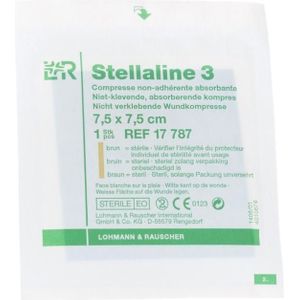 Stellaline 3 kompressen 7,5x7,5cm  100 stuks