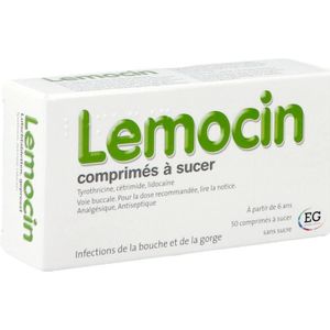 Lemocin suikervrij  Zuigtabletten 50 stuks