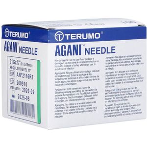 Terumo Naald Agani 21g 5/8 Rb Groen 100