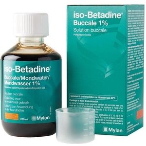 iso-Betadine® mondwater 1% Mondspoeling 200ml