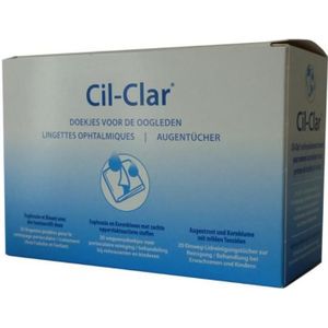 Cil-Clar doekjes voor oogleden Doekjes 20 stuks