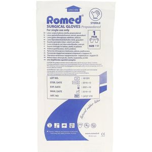 Romed Handschoen chirurg M 2 stuks