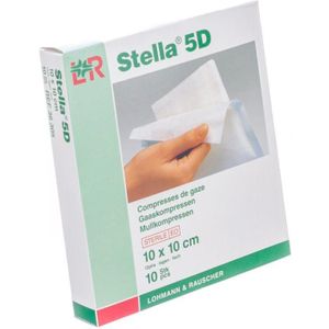Stella 5D kompressen 10x10cm 10 stuks