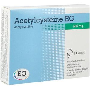 Acetylcysteine EG 600mg Zakjes 10 stuks