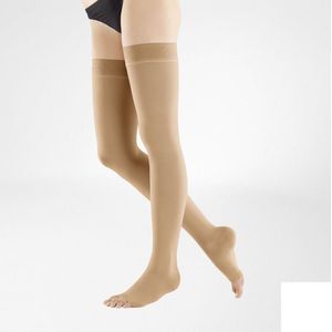 VenoTrain - Soft Ag C1 - Open Teen Plus Long - Caramel - Compressiekousen