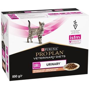Pro Plan Veterinary Diets Feline Ur Urinary 10x85 g - Kattenvoer - Zalm