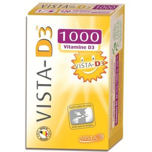 Vista D3 1000 Smelttabletten 120 stuks