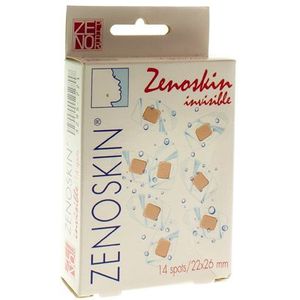 Zenoskin Invisible Spots 22X26mm 14 stuks