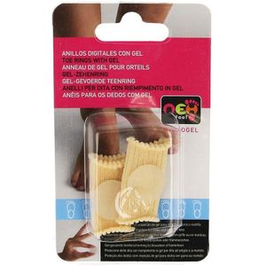 Nehfeet Gel-gevoerde teenring (maat 35/38) 2 stuks