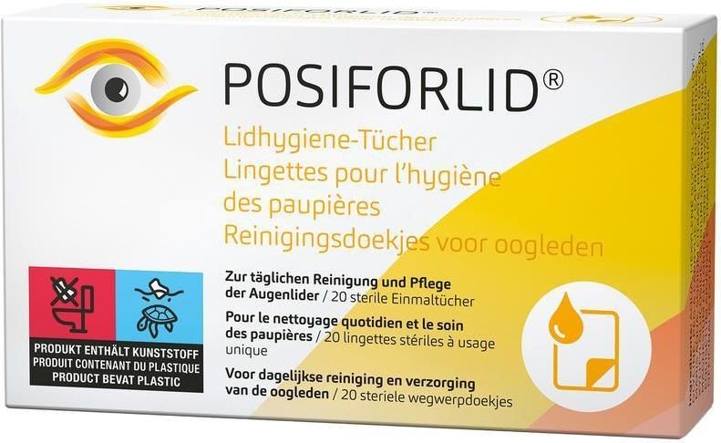 Posiforlid Reinigingsdoekje Oogleden 20