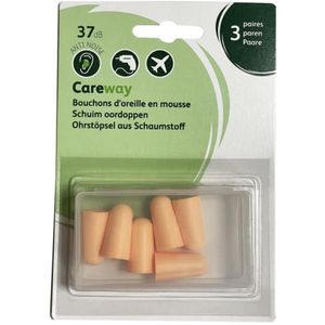 Careway oordoppen mousse 6 stuks