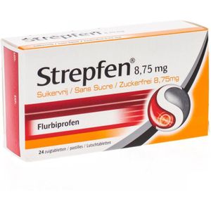 Strepfen zonder suiker Zuigtabletten 24 stuks