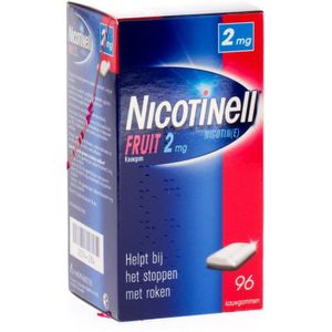 Nicotinell Fruit 2mg  Kauwgom 96 stuks