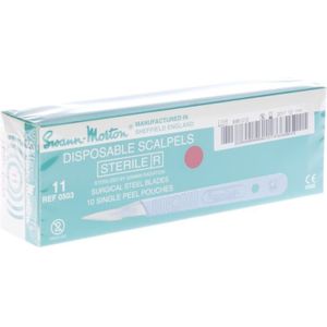 Scalpel Disposable N°11 10 stuks