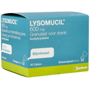 Lysomucil 600mg Zakjes 60 stuks