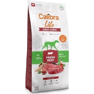 CALIBRA - Life Adult Large - Droog Hondenvoer - Vers Rundvlees - 12 kg