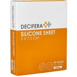 Decifera Silicone Sheet 5x7,5cm 5 stuks