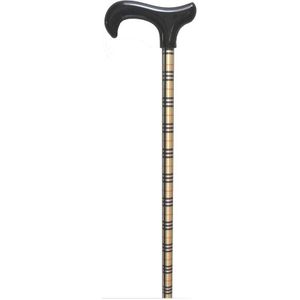 Wandelstok Derby Beige Tartan 1 stuks