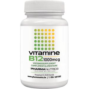 Pharmanutrics Vitamine B12 1000 Kauwtabletten 60 stuks