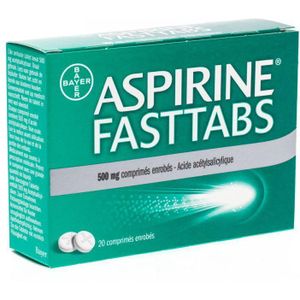 Aspirine Fasttabs 500mg Tabletten 20 stuks