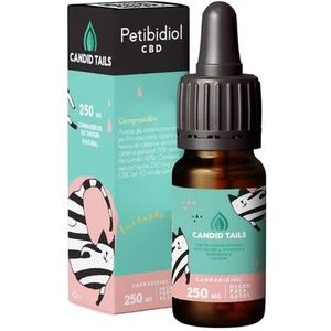 Candid Tails 250mg CBD Olie met Zalmsmaak voor Katten Druppels 10ml