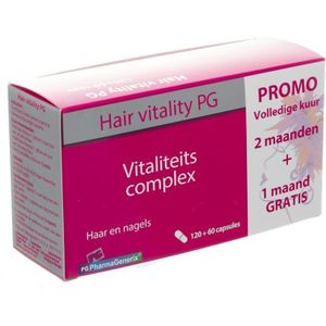 PharmaGenerix Hair Vitality Promo Capsules 120+60 stuks