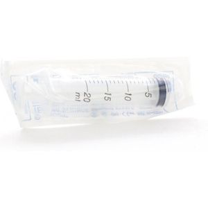 Terumo spuit luer 20ml zonder naald 1 stuks