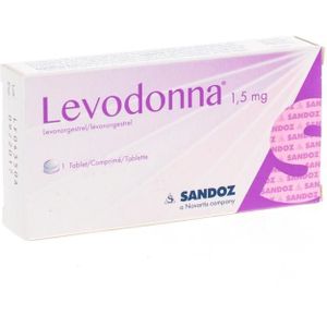 Levodonna 1,5mg Sandoz Tabletten 1 stuks