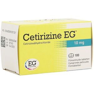 Cetirizine EG 10mg Tabletten 100 stuks