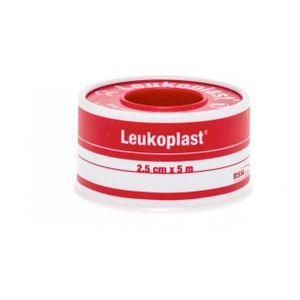 Leukoplast 2,5cmx5m 1 stuks