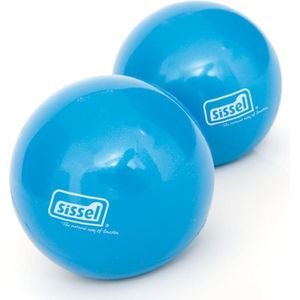 Sissel - Toning Ball - Blauw - Set van 2 - 900 g - Voor Balans en Kracht