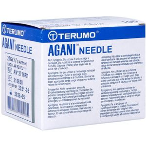 Terumo Agani naalden 27G 5/8 grijs 100 stuks
