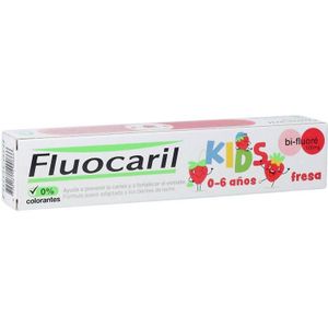 Fluocaril - Bi-Fluoré Kids - Tandpasta - Aardbei - 75ml
