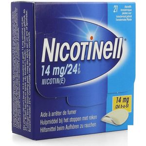 Nicotinell tts 14 24uur Patch 21 stuks