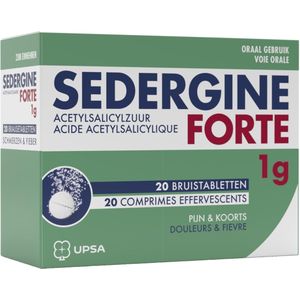 Sedergine forte 1g Bruistabletten 20 stuks