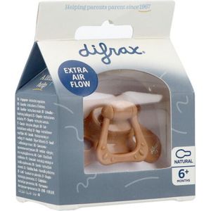 Difrax - Natural - Fopspeen - Caramel - Siliconen - 1 stuk