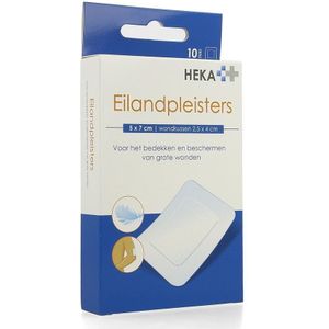 Heka - Eilandpleister - Wit - 5x7 cm - 10 Stuks