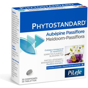 PiLeJe Phytostandard Meidoorn / Passiflora Tabletten 30 stuks